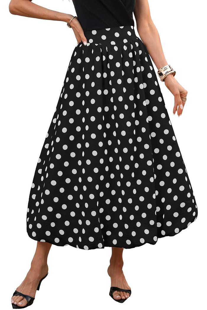 Black Polka Dots / X-Small