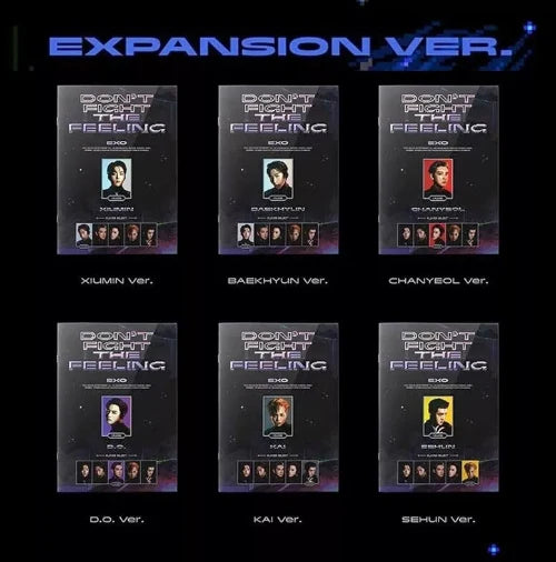 EXO DON'T FIGHT THE FEELING Special Album Expansion Ver Main Product Image 1