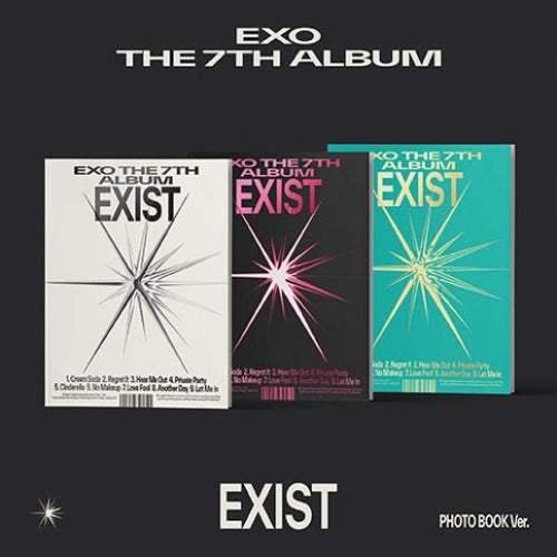 EXO EXIST 7th Album - Photobook version 3 variations main image