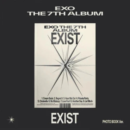 EXO EXIST 7th Album - Photobook version 3 variations - E Version