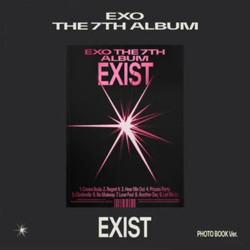 EXO EXIST 7th Album - Photobook version 3 variations -  X Version