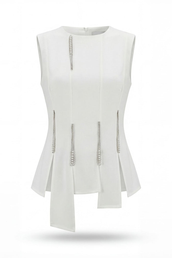 Freya Crystal Embellished top