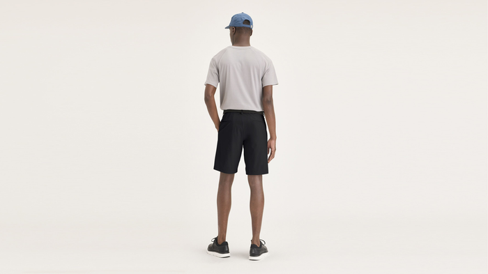 Back view of model wearing Beautiful Black Go Airweave Short.
