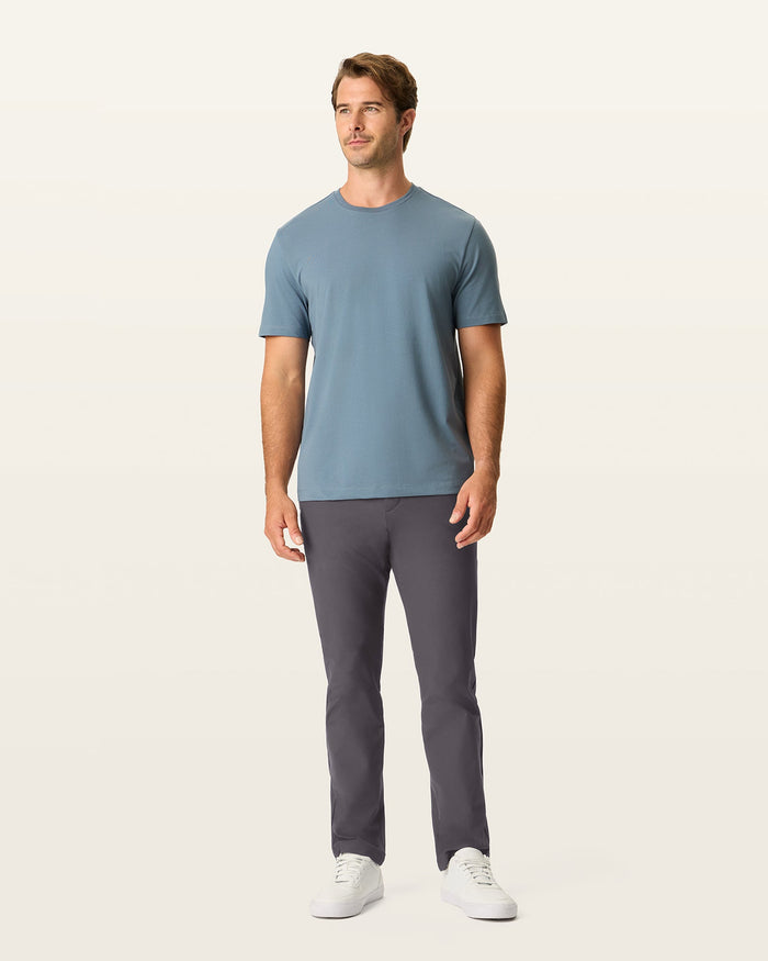 Front view of model wearing Boulevard Go Airweave Chino, Slim Fit.