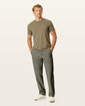 Front view of model wearing Tea Leaf Go Airweave Chino, Slim Fit.