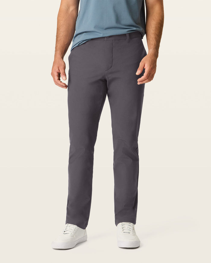 Front view of model wearing Boulevard Go Airweave Chino, Slim Fit.
