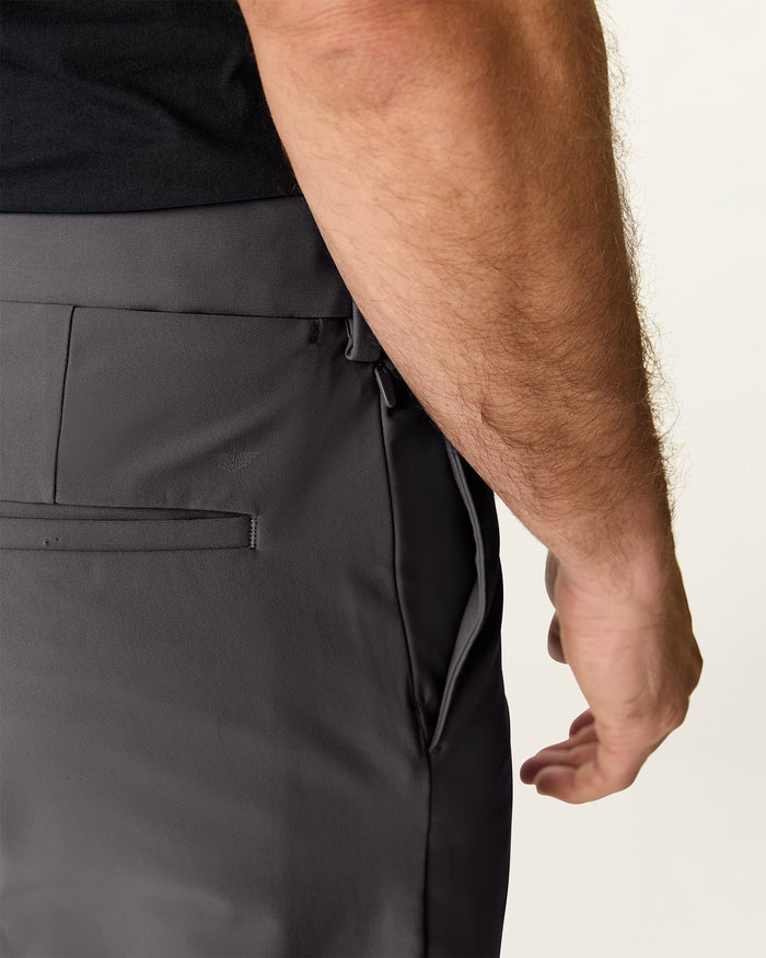 View of model wearing Boulevard Go Airweave Chino, Straight Fit.
