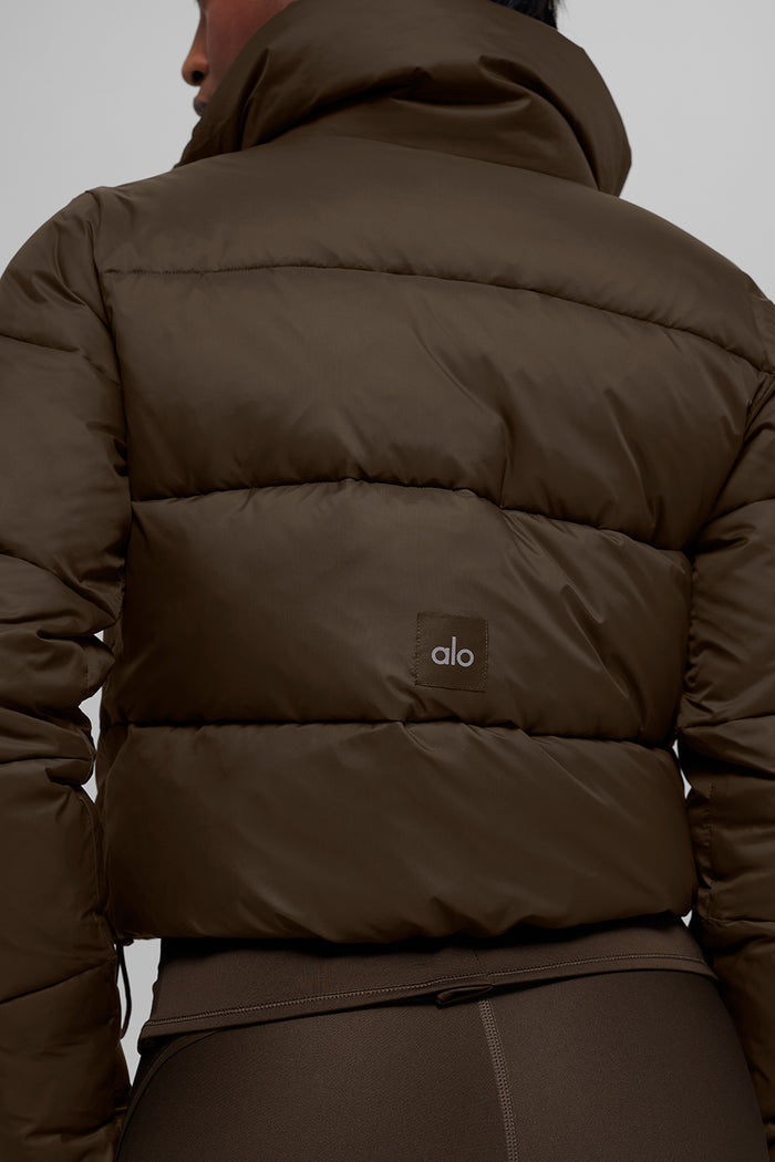 Gold Rush Puffer - Espresso