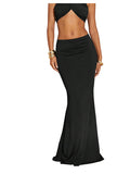 GORGLITTER Women's Bodycon Maxi Long Skirts Fishtail Going Out Outfits
