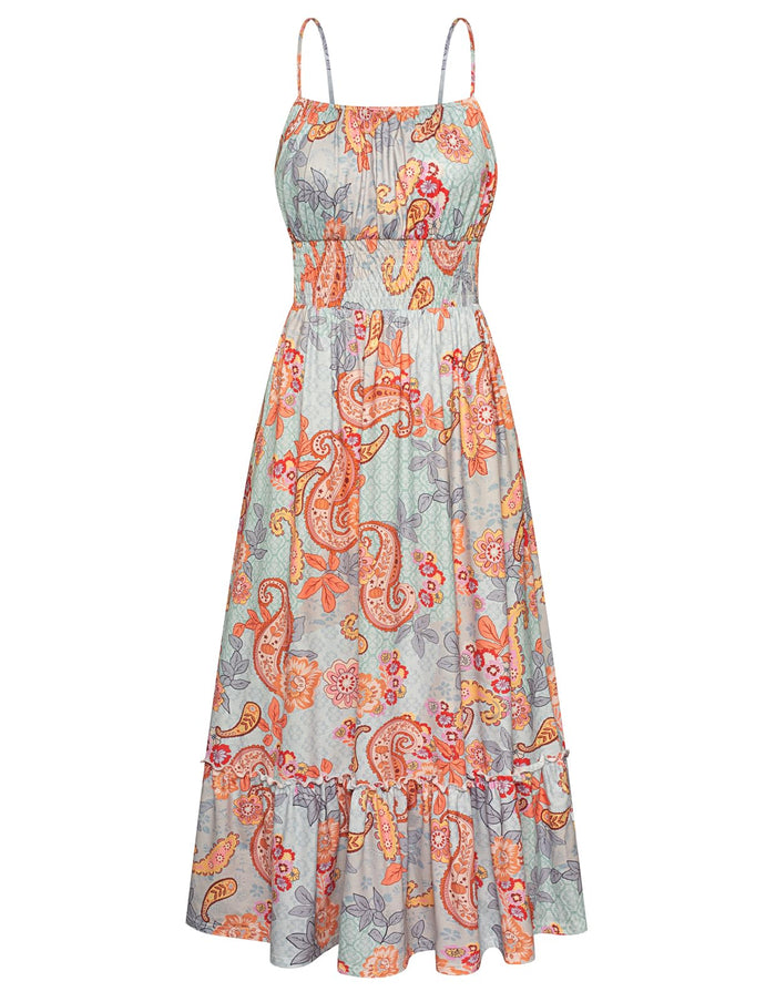 Blue Paisley Floral / Small