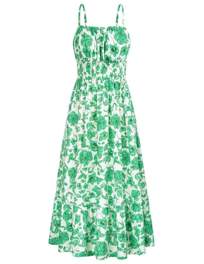 Green Floral / Small