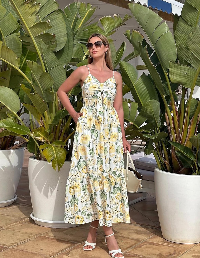 GRACE KARIN Womens Summer Maxi Floral Beach Dresses 2026