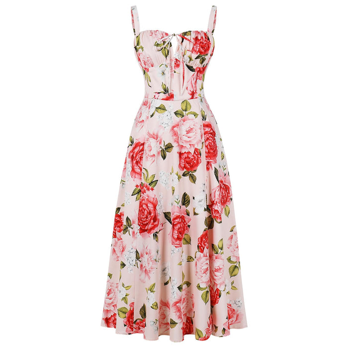 Pink + Red Flower / X-Small