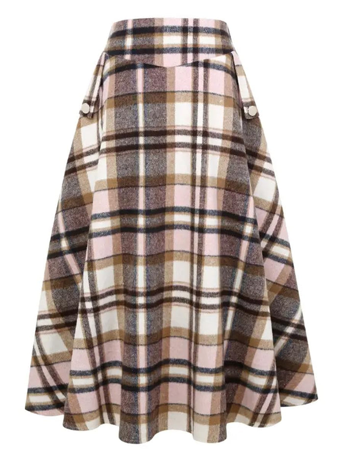 Plaid Pink / X-Small