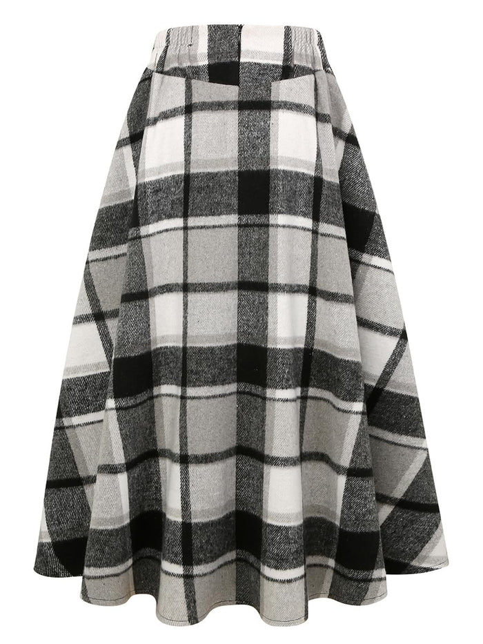 Plaid Grey New / Small