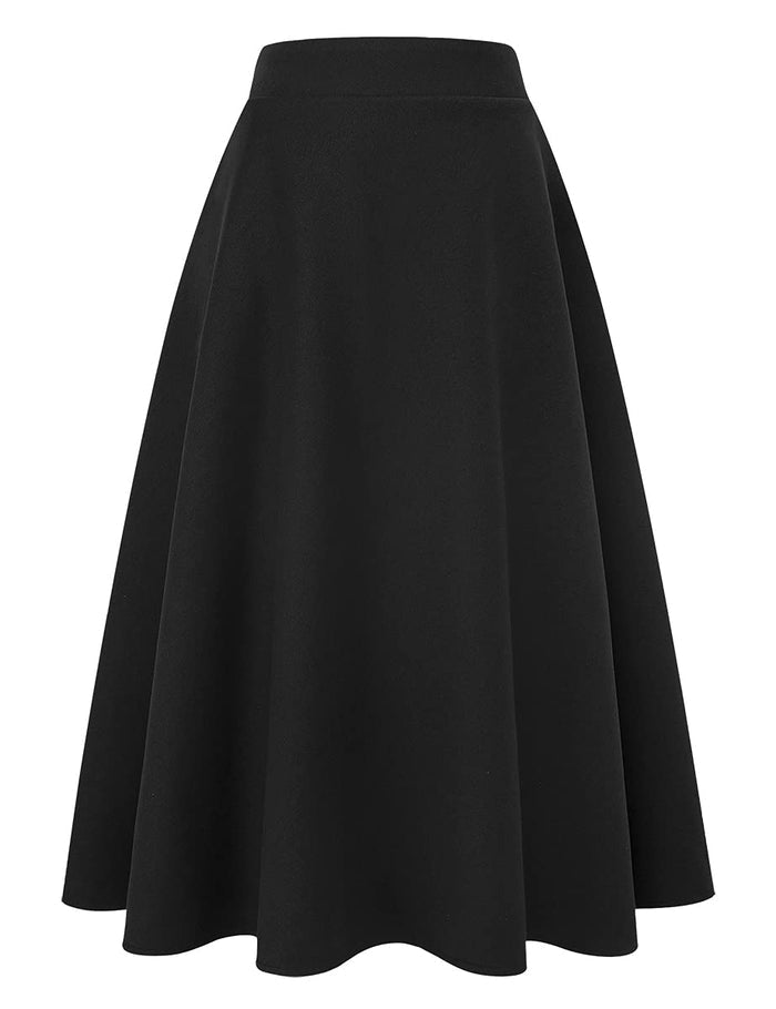 Long Pure Black / X-Small