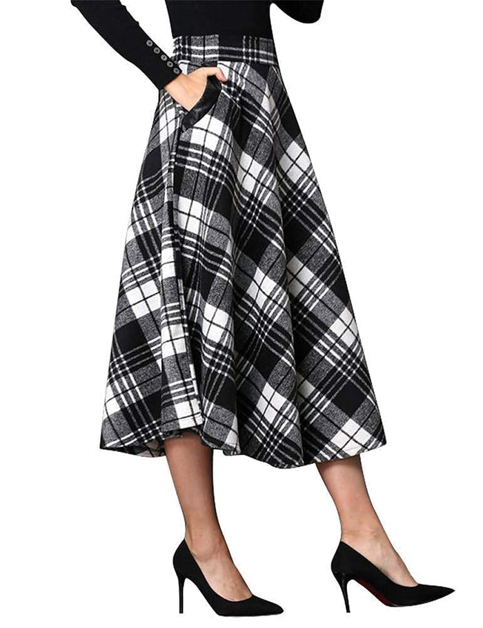 Mid-calf Black&white / X-Small