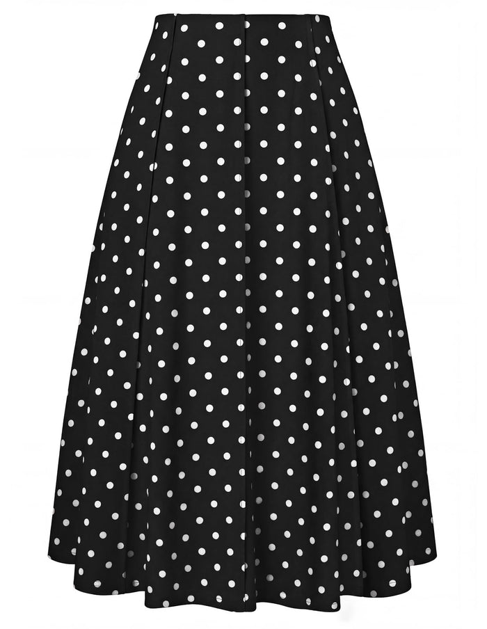 Black White Polka Dot / Small