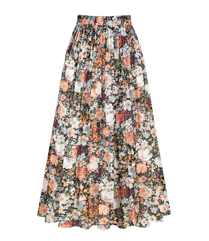 Coffee Floral / X-Small