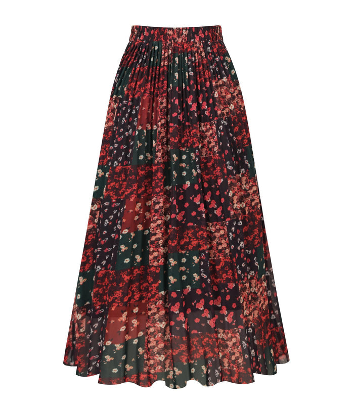Patchwork Floral / X-Small