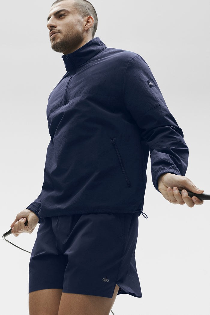 Light Weight Takeaway Track Pullover - Navy