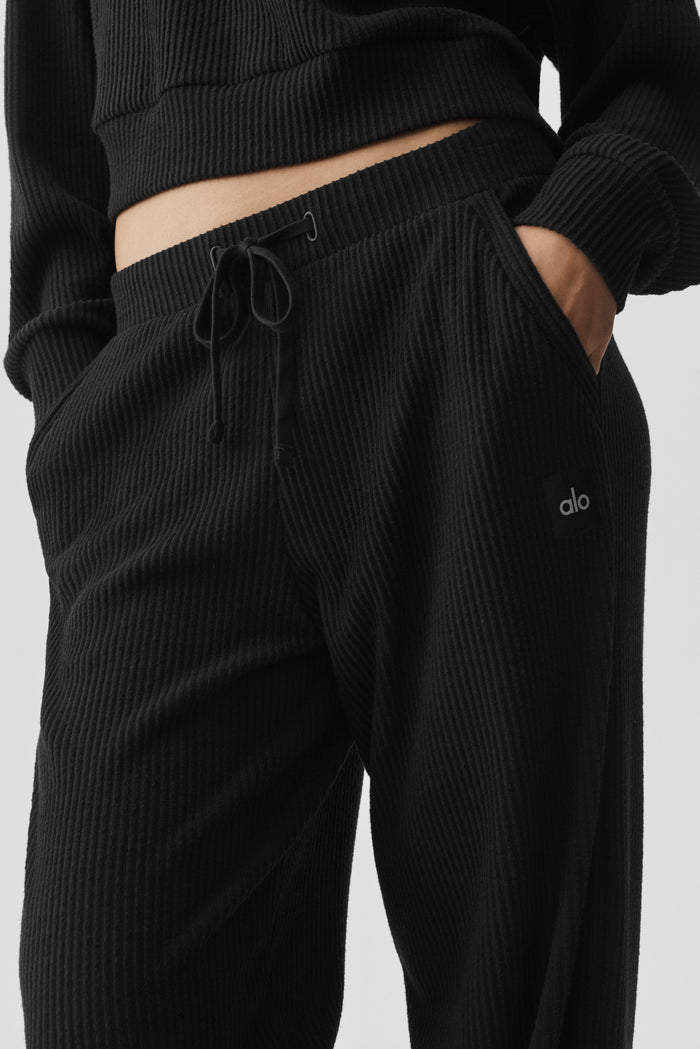 Muse Wide Leg Pant - Black