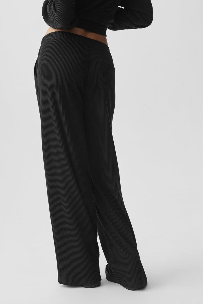 Muse Wide Leg Pant - Black