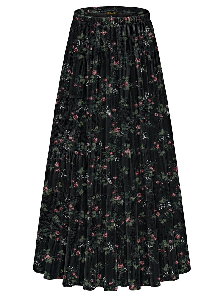 Black Floral-d / Small