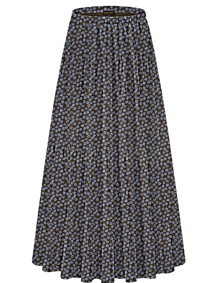 Coffee Blue Ditsy / Small