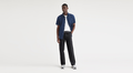 Front view of model wearing Beautiful Black Essential Chinos, Classic Fit.