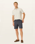 View of model wearing Maritime Perfect 8" Shorts.