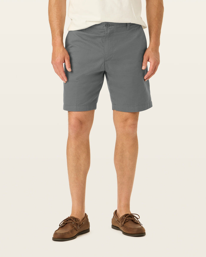 View of model wearing Seacliff Perfect 8" Shorts.