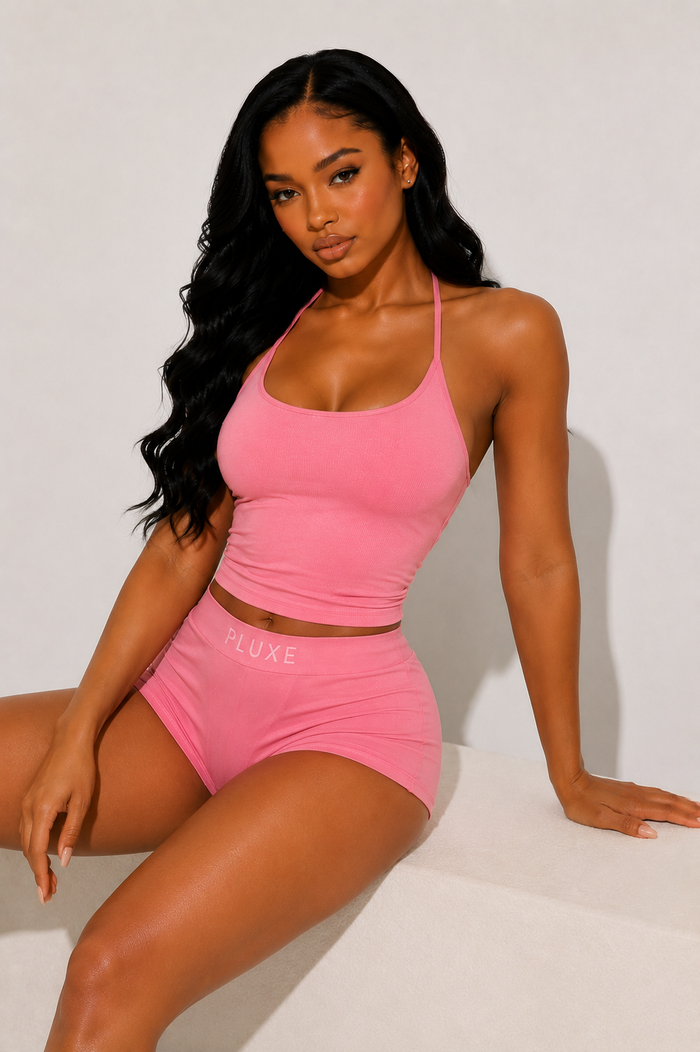 Pluxe Luxe Lounge Tank & Shorts Set