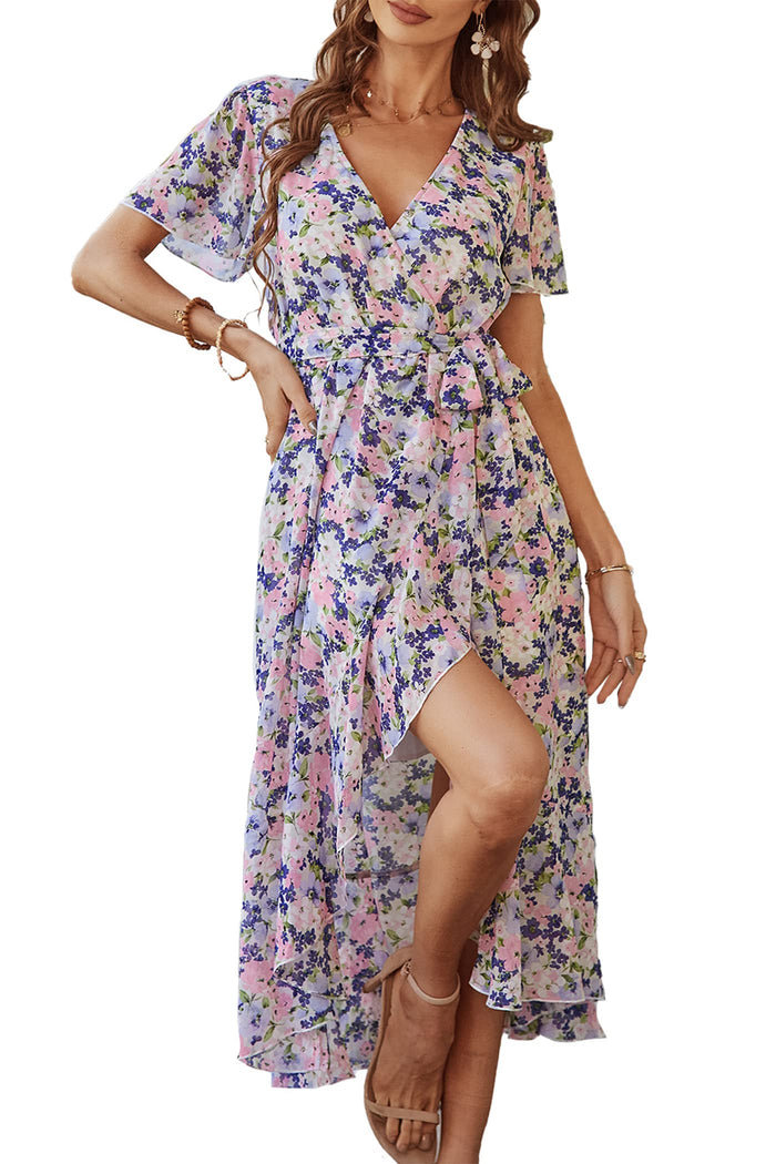 PRETTYGARDEN Women's Summer Floral Boho Maxi Dress