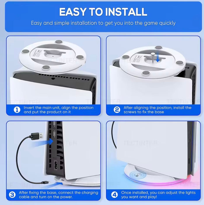PS5 Slim RGB Cooling Stand