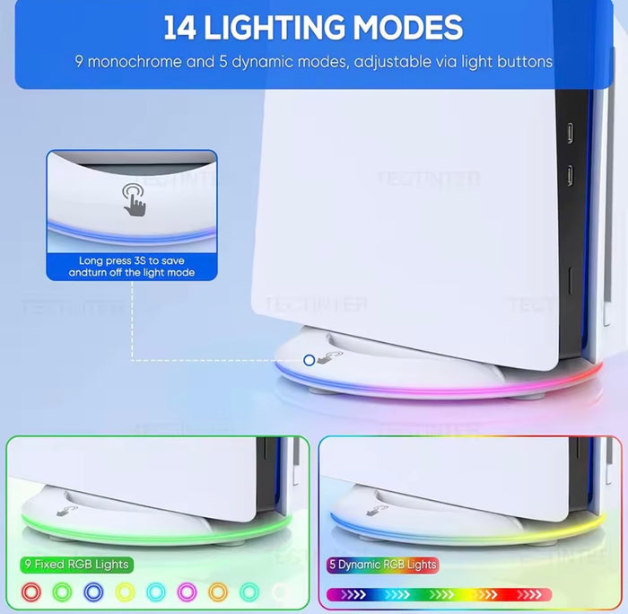 PS5 Slim RGB Cooling Stand