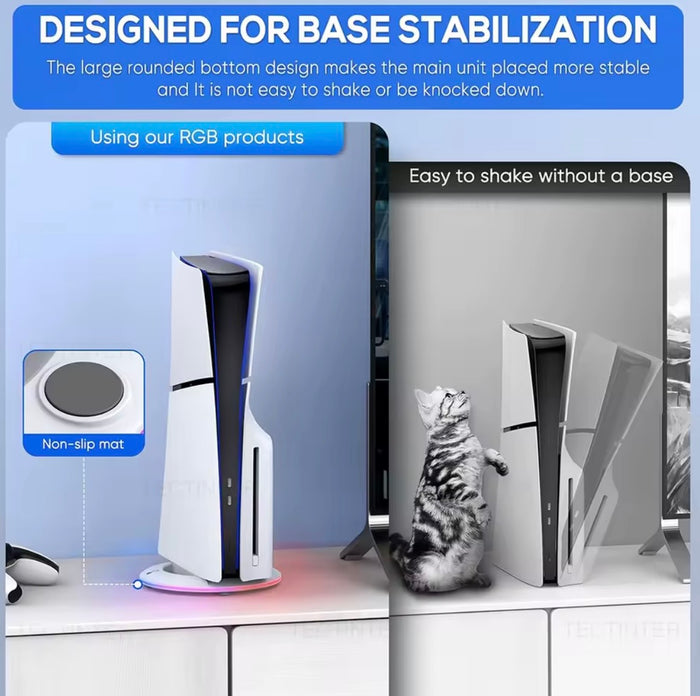 PS5 Slim RGB Cooling Stand