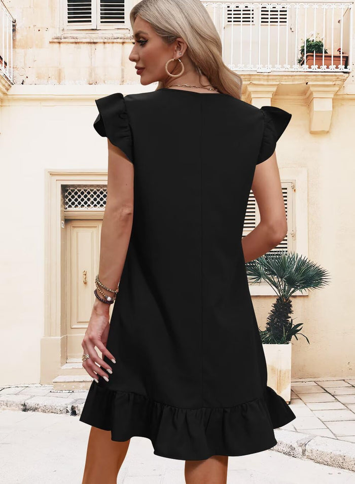 QACOHU Summer Dresses for Women 2026 Beach Vacation Mini Sundress