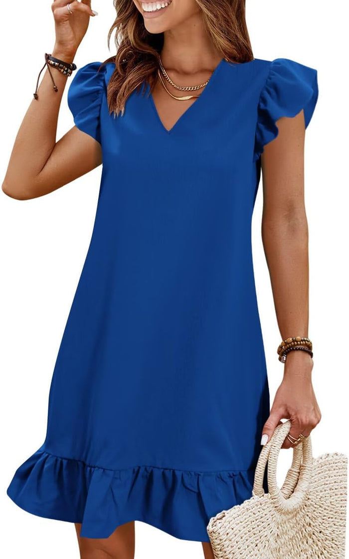 QACOHU Summer Dresses for Women 2026 Beach Vacation Mini Sundress