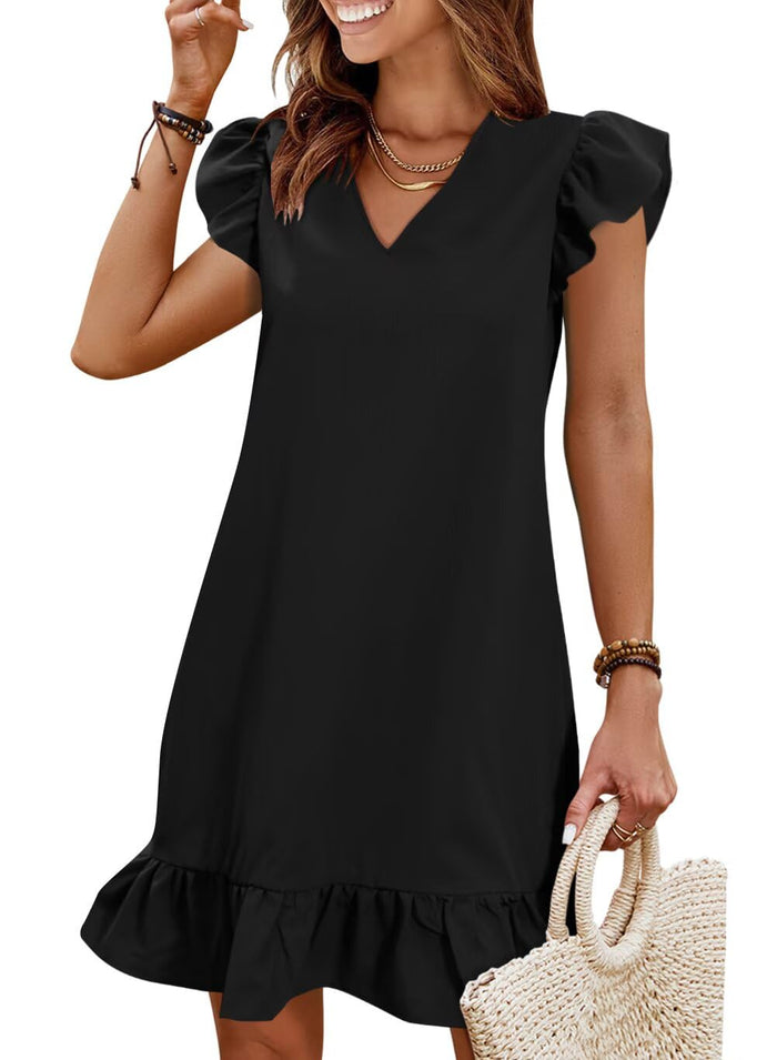QACOHU Summer Dresses for Women 2026 Beach Vacation Mini Sundress