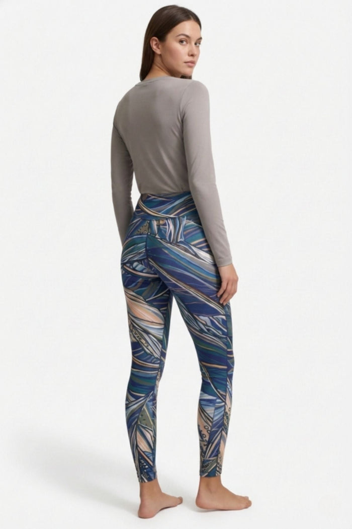Rainbow Ridge High - Waisted Leggings - FisheWear