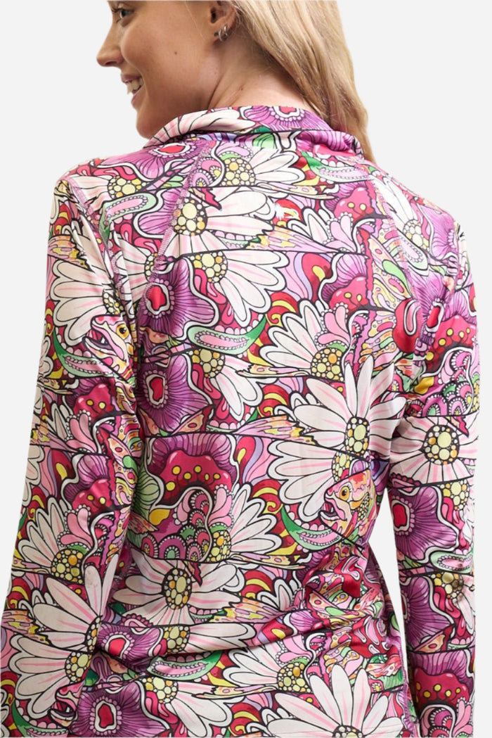 REDtro Salmon 1/4 Zip Sunshirt - FisheWear