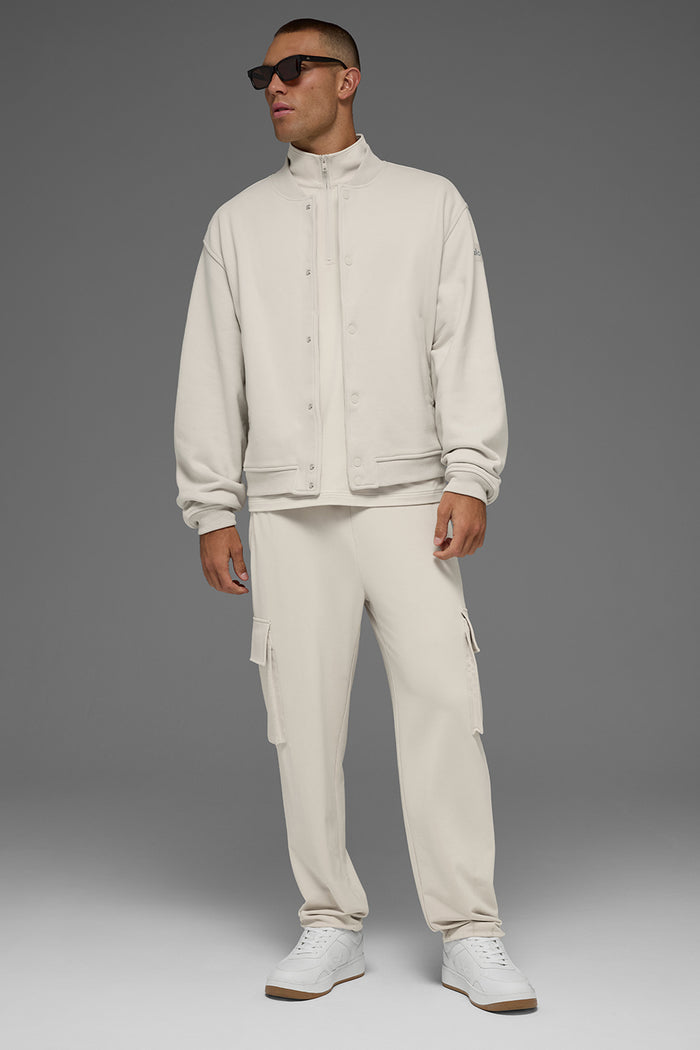 Renown Varsity Jacket - Bone
