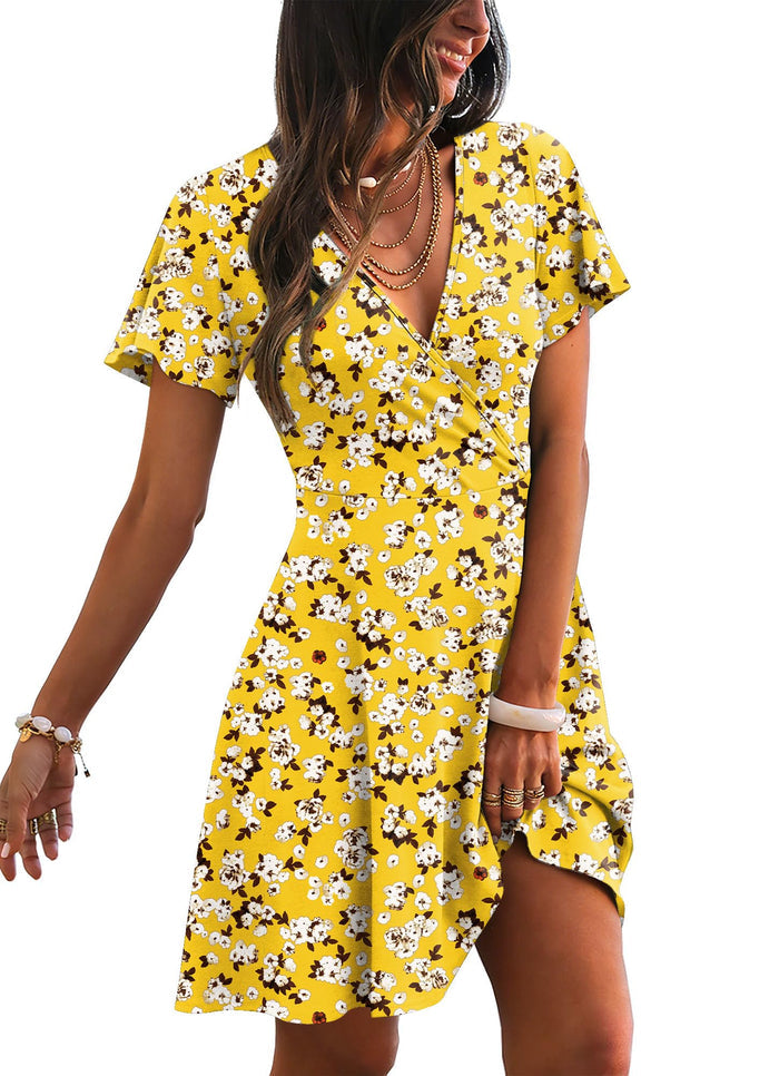 Floral Yellow / X-Small