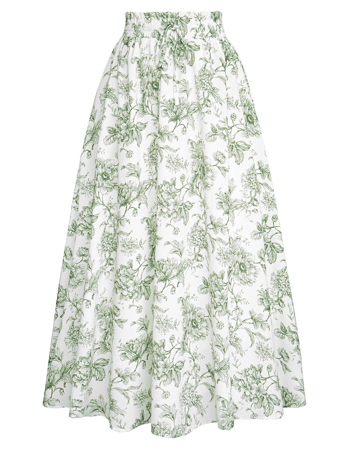 Green Floral / Small