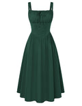 Scarlet Darkness Women Corset Midi Dress Homecoming Cocktail Party Sundress