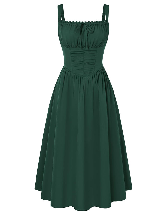 Scarlet Darkness Women Corset Midi Dress Homecoming Cocktail Party Sundress