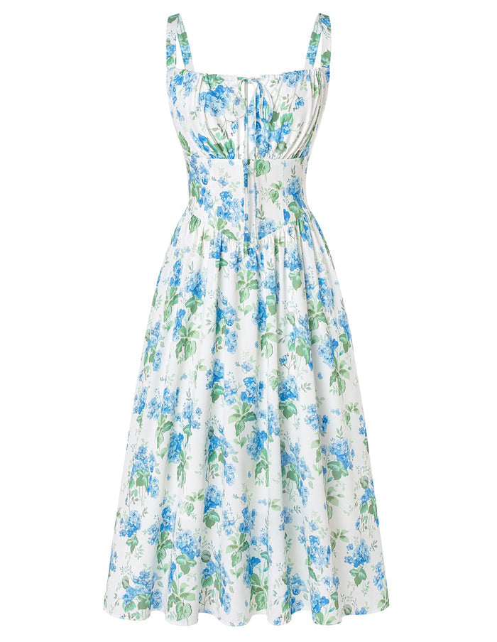 Blue Green Floral / Small
