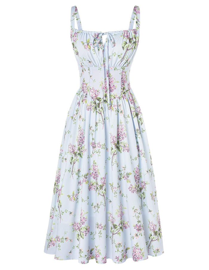 Blue Purple Floral / Small