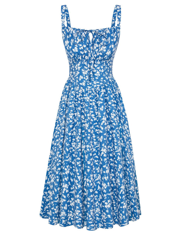 Blue White Floral / Small